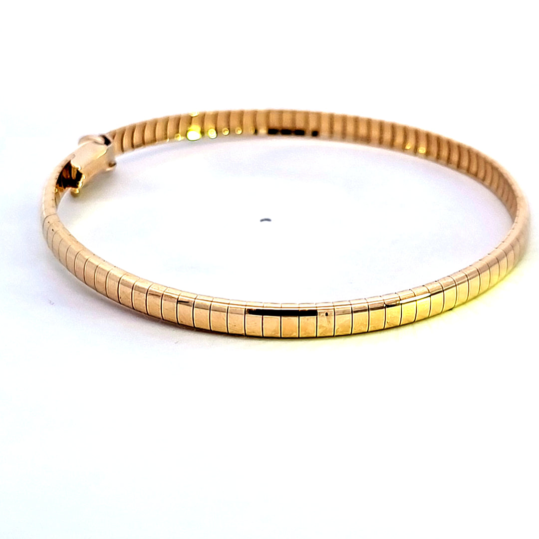 14KY Flexible Bangle Estate Bracelet