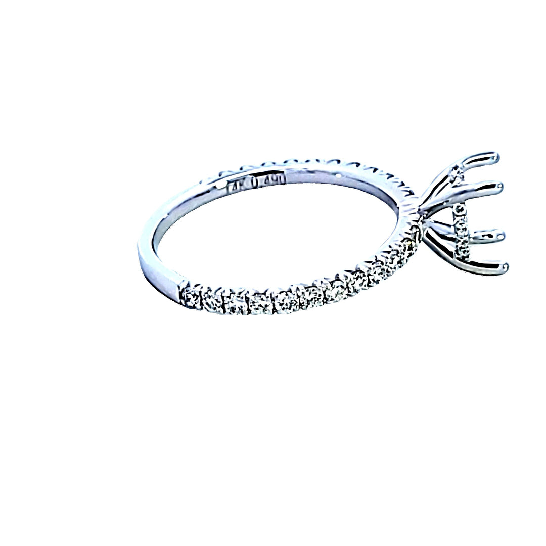 14KW Diamond Semi Mount Engagement Ring