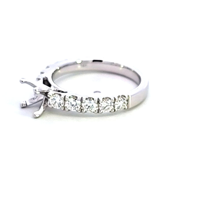14KW Diamond Semi Mount Engagement Ring