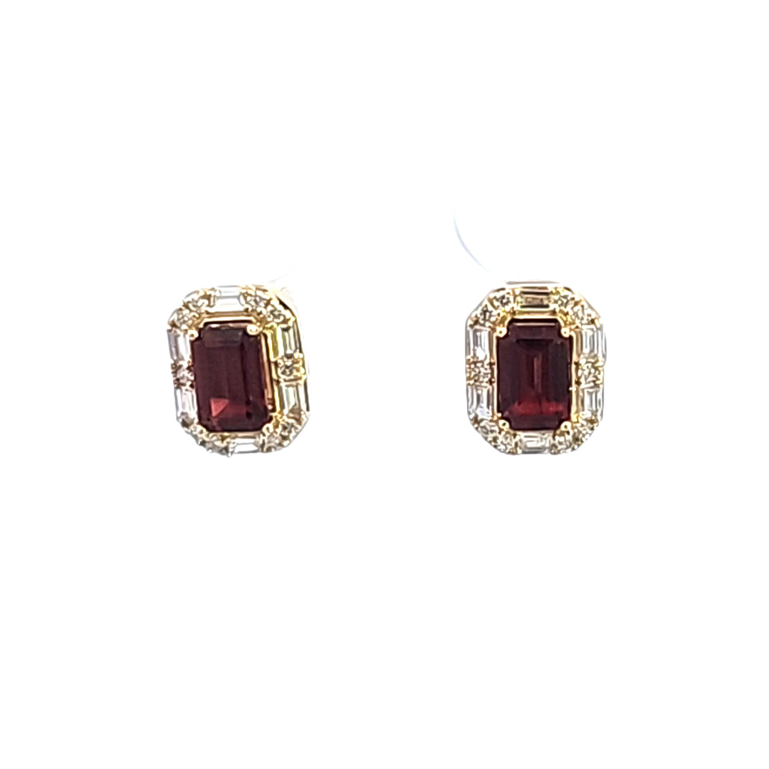 Colored Stone Earring