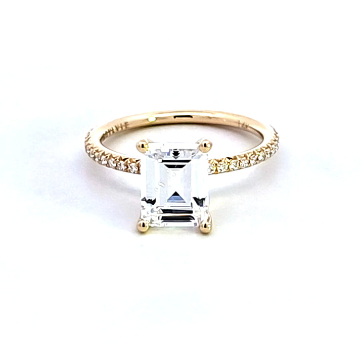 14KY Diamond Semi Mount Engagement Ring