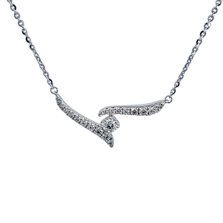 18KW Hearts on Fire Vela Crossover Necklace