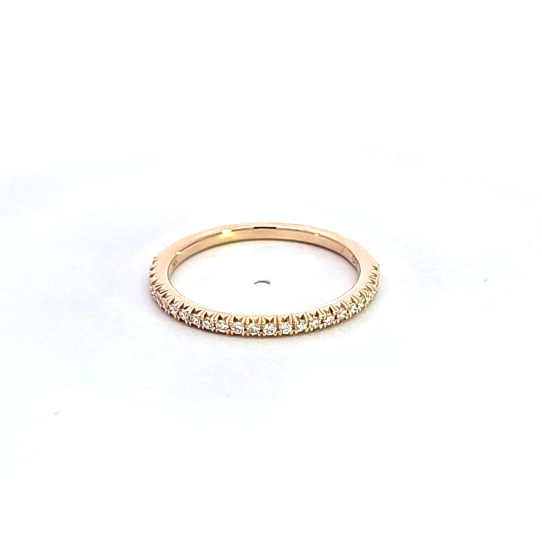 14KY Diamond Wedding Band
