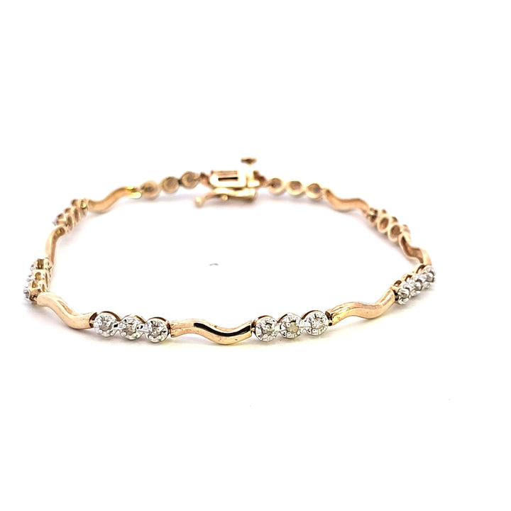 10KY Diamond Estate Bracelet