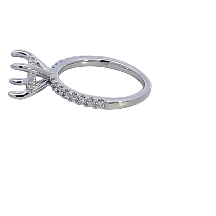 14KW Diamond Semi Mount Engagement Ring