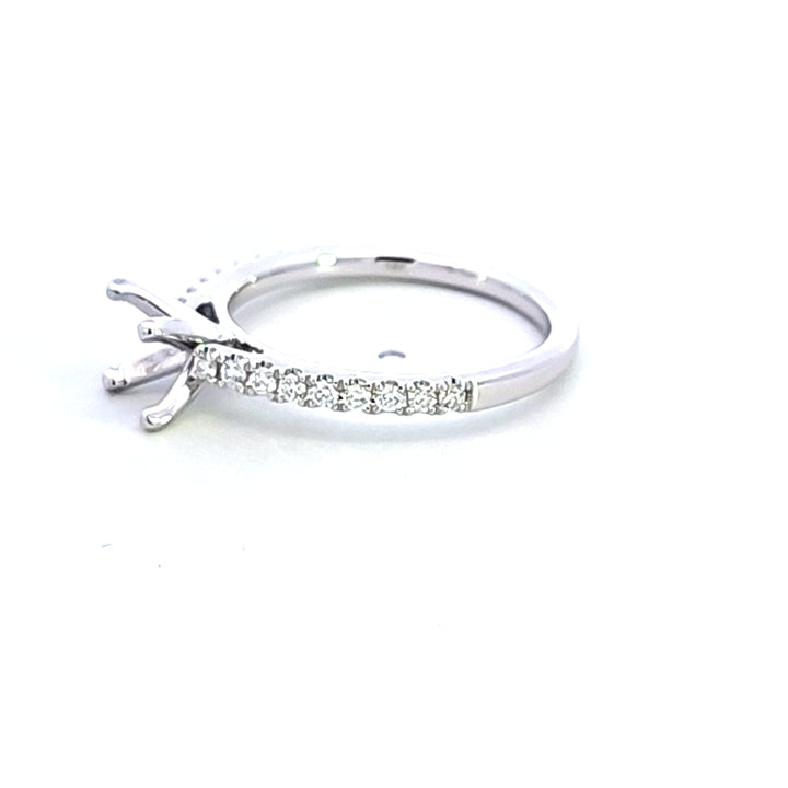 14KW Diamond Semi Mount Engagement Ring