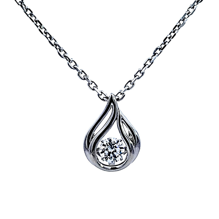 Sterling Silver Diamond Pendant