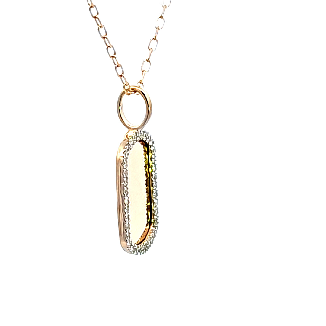 14KY Diamond Pendant