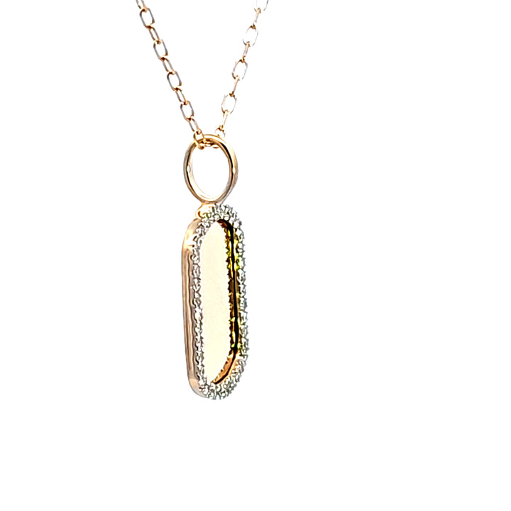 14KY Diamond Pendant