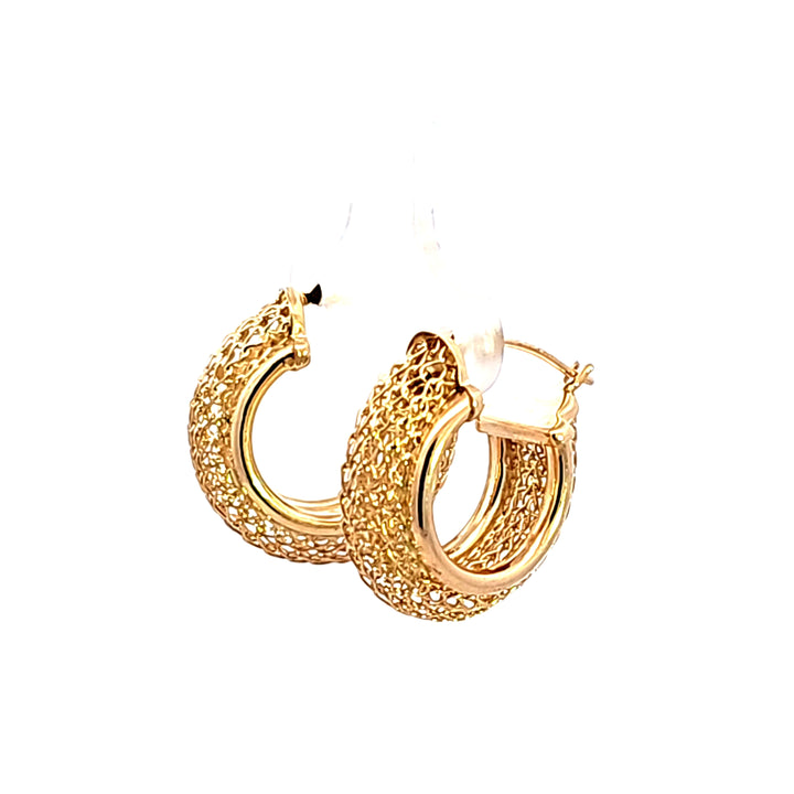 14KY Hoop Earrings