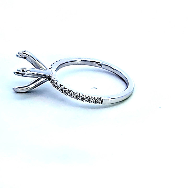 14KW Diamond Semi Mount Engagement Ring