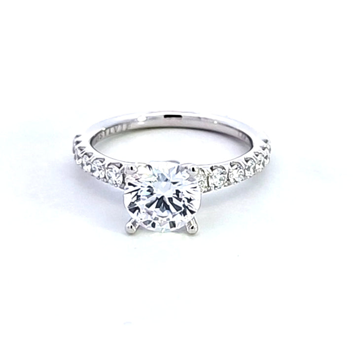 14KW Diamond Semi Mount Engagement Ring