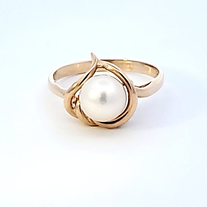 14KY Cultured Pearl Ring