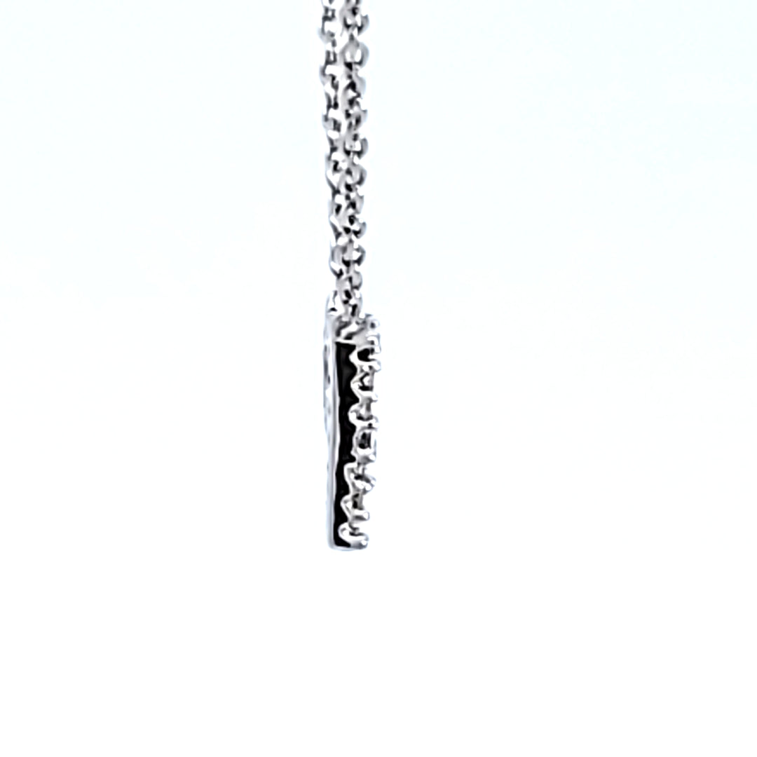 10KW Diamond Initial P Necklace