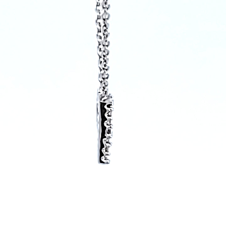 10KW Diamond Initial P Necklace