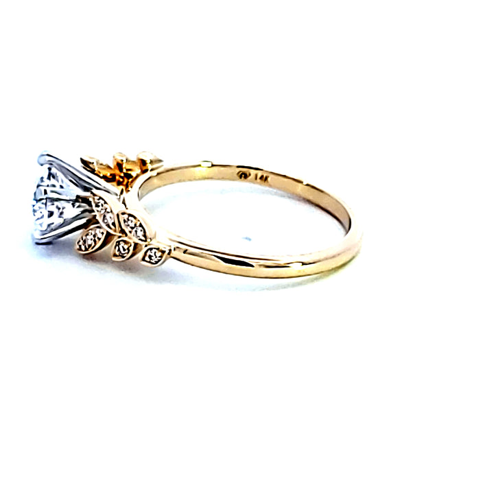 14KY Diamond Semi Mount Engagement Ring