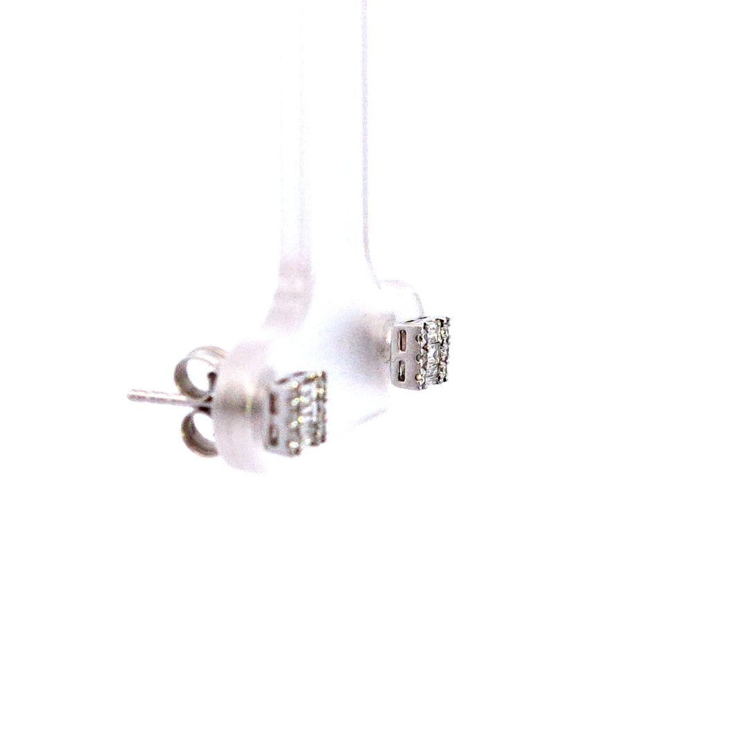 14KW Diamond Earrings