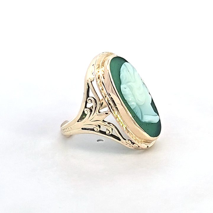 14KY Cameo Estate Ring