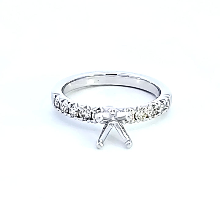 14KW Diamond Semi Mount Engagement Ring