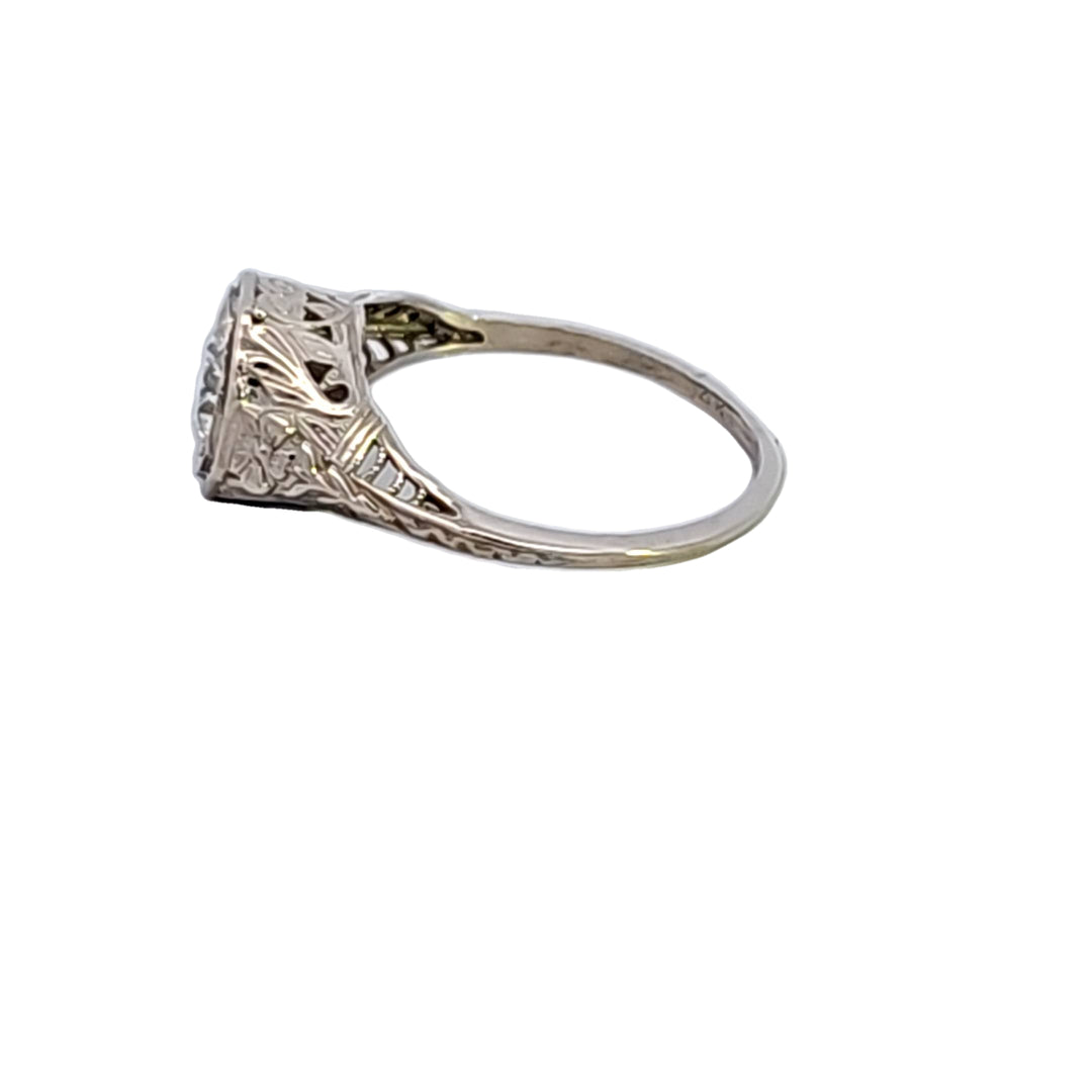 14KW Diamond Estate Ring