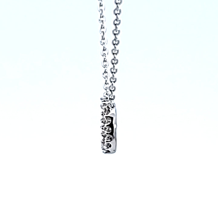 10KW Diamond Initial D Necklace