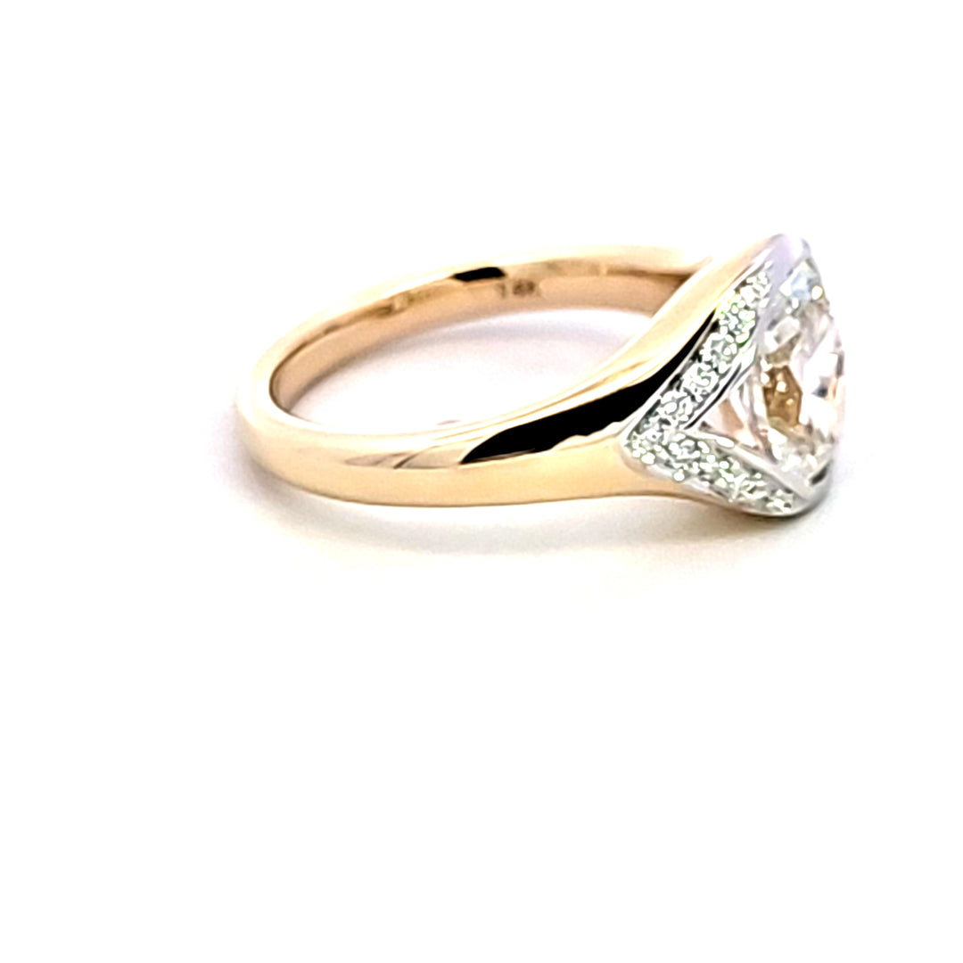 14KY Diamond Semi Mount Engagement Ring