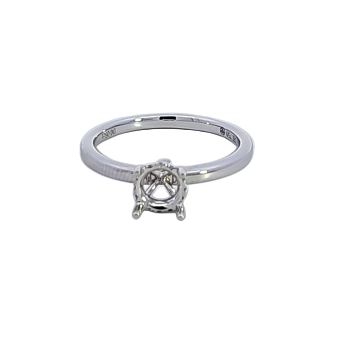 18KW Diamond Semi Mount Engagement Ring