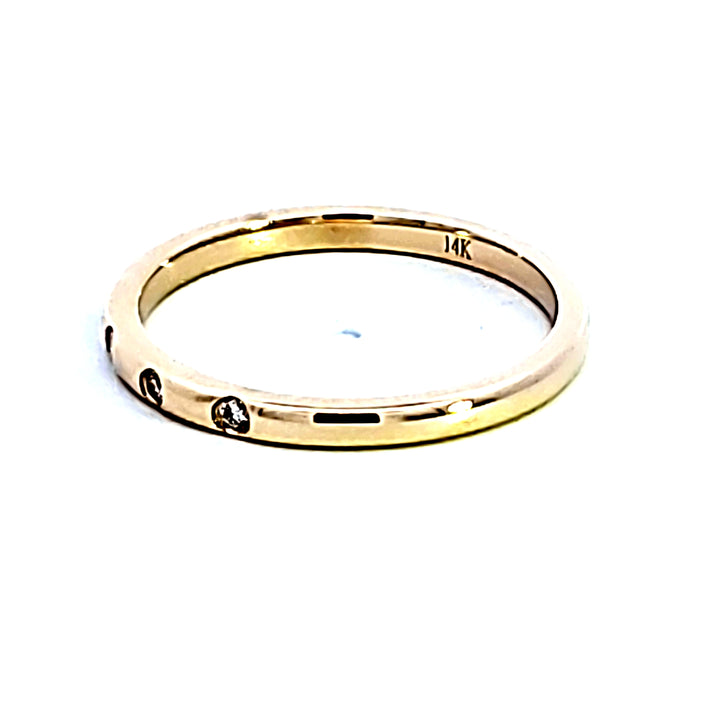 14KY Diamond Band