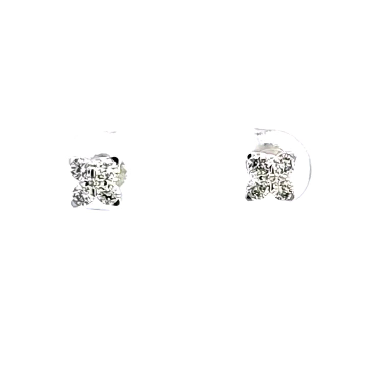 14KW Diamond Earrings