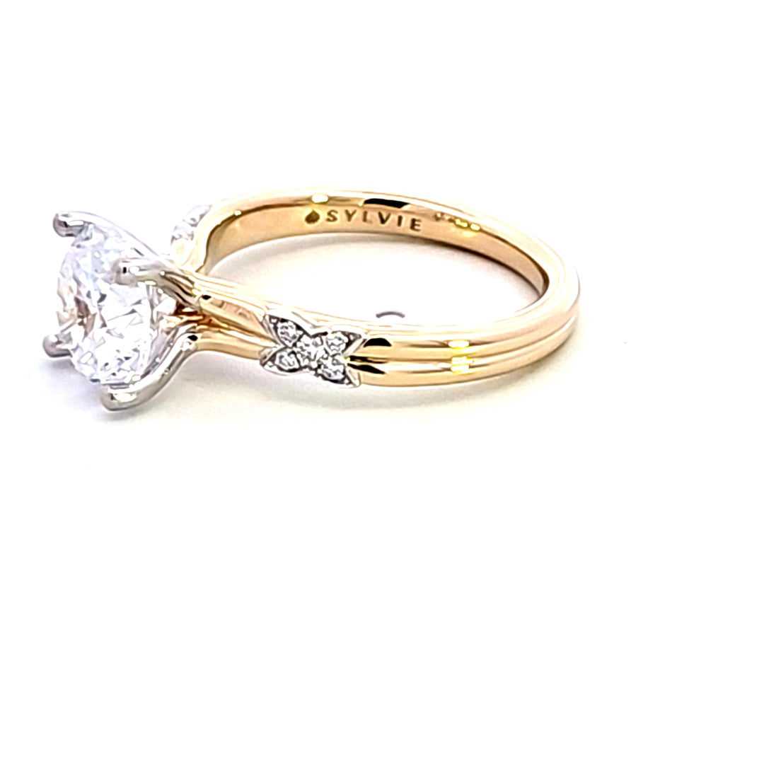 14KY Diamond Semi Mount Engagement Ring