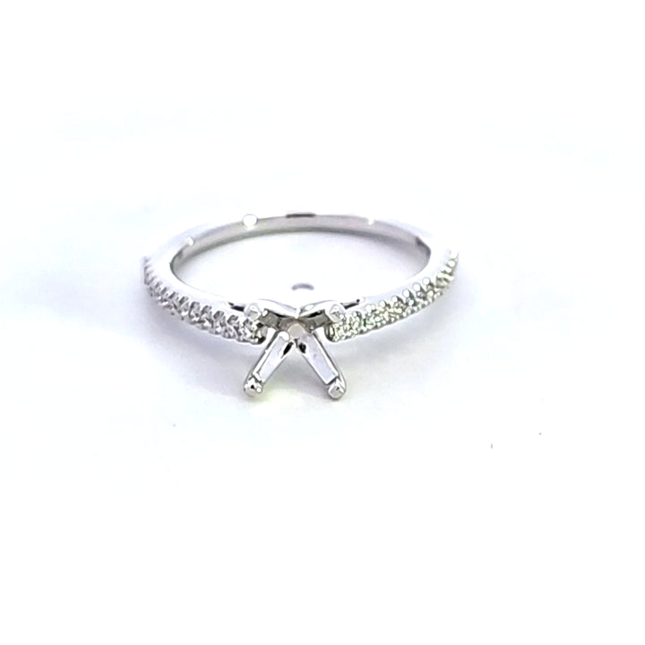 14KW Diamond Semi Mount Engagement Ring