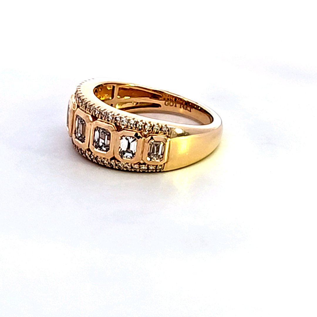 14KY Diamond Band