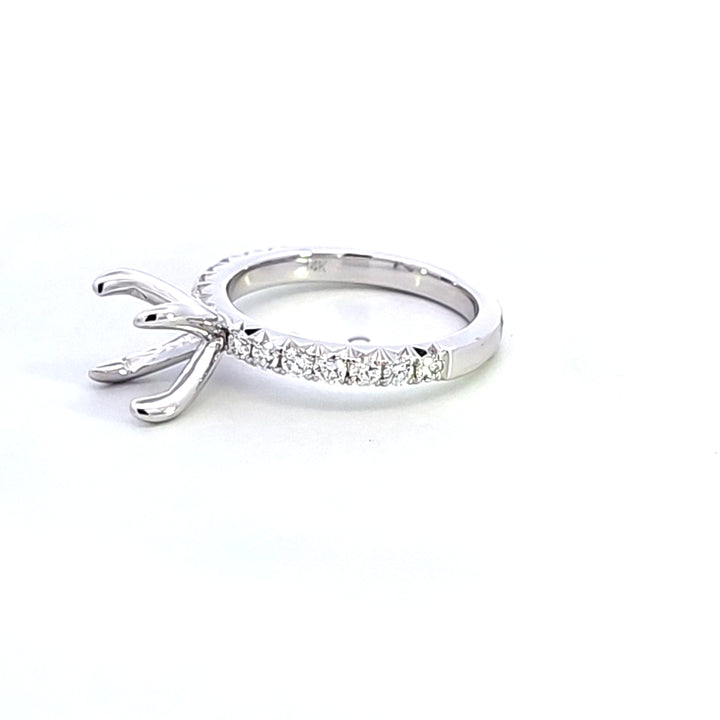 14KW Diamond Semi Mount Engagement Ring