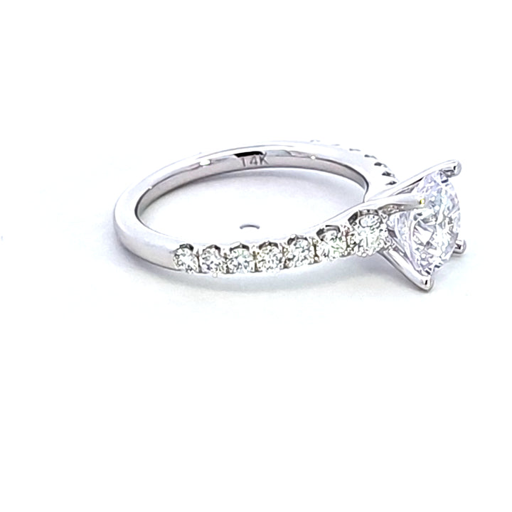 14KW Diamond Semi Mount Engagement Ring