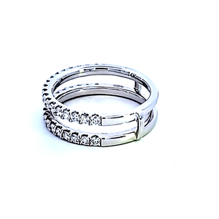 14KW Insert Style Diamond Wedding Band