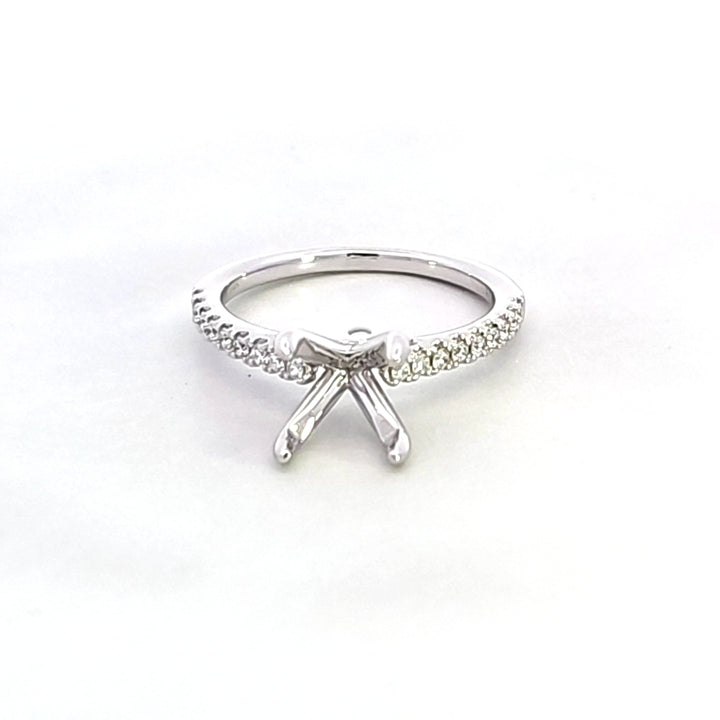 14KW Diamond Semi Mount Engagement Ring