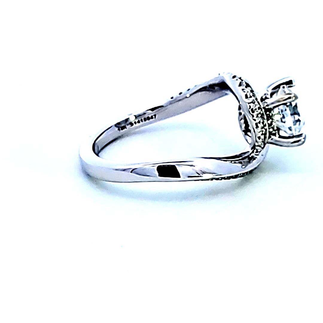 14KW Diamond Semi Mount Engagement Ring