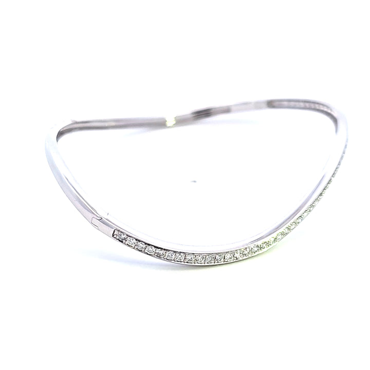 14KW Diamond Bangle Bracelet