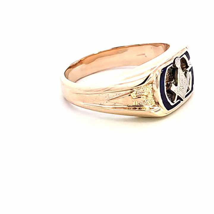 10KTT Masonic Estate Ring