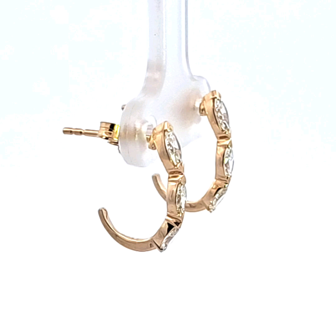 14KY Diamond Earrings