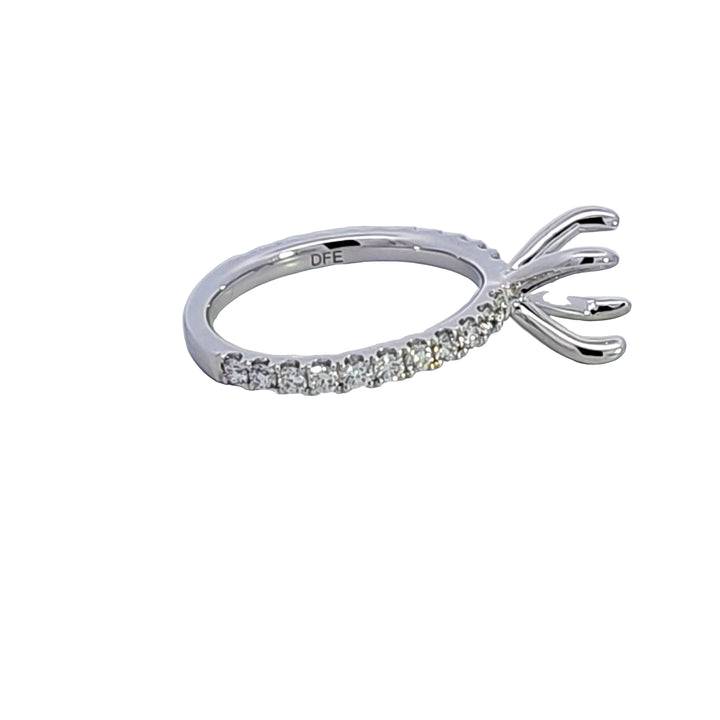 14KW Diamond Semi Mount Engagement Ring