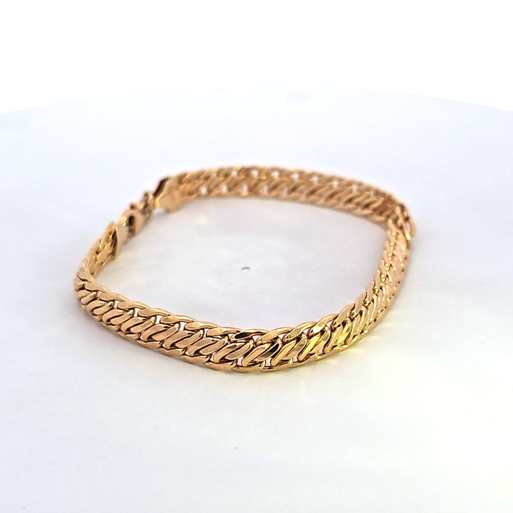 18KY Link Estate Bracelet