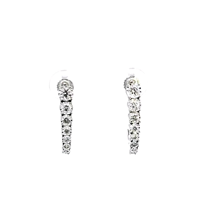 14KW Diamond Earrings