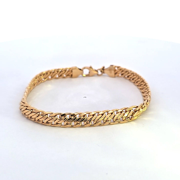 18KY Link Estate Bracelet