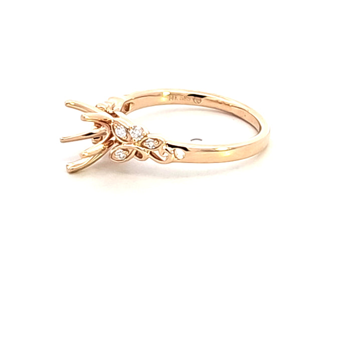 14KY Diamond Semi Mount Engagement Ring