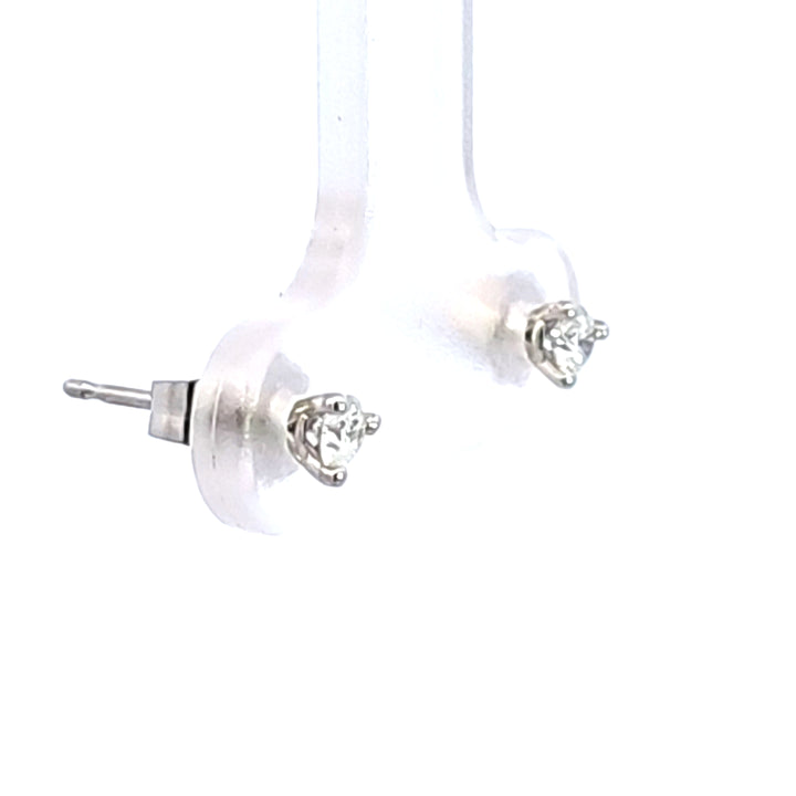 14KW 1/7 ctw Diamond Martini Stud Earrings
