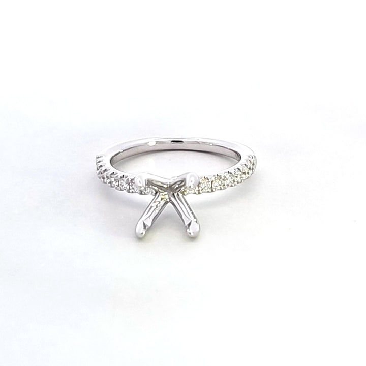 14KW Diamond Semi Mount Engagement Ring