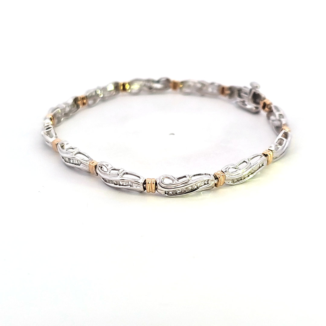 10KTT Diamond Estate Bracelet