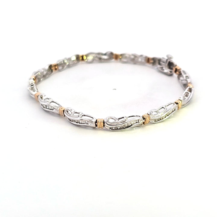 10KTT Diamond Estate Bracelet