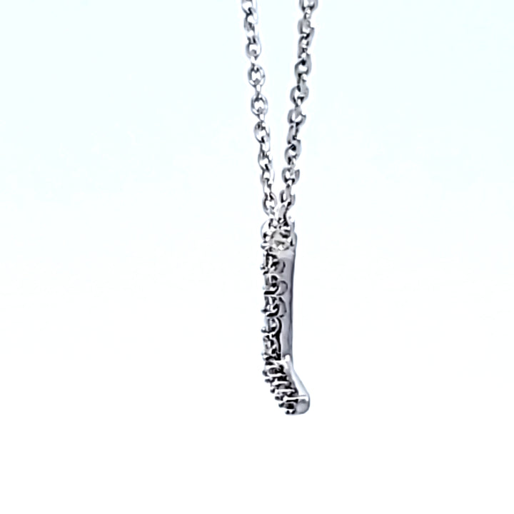 10KW Diamond Initial L Necklace